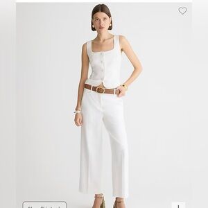 J.Crew Sydney pant in stretch linen blend